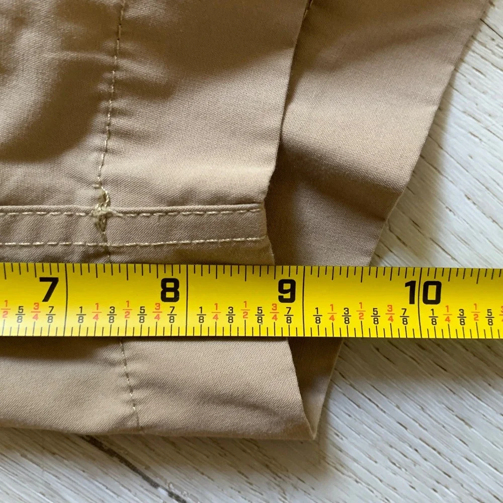 Faherty All Day Shorts Mens 32 Khaki Tan Hybrid Board Shorts‎ Quick Dry Chino